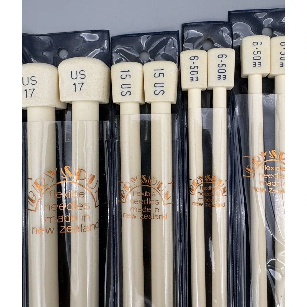 Lot of 10 Bryspun‎ Crochet Flexible Knitting Needles 14